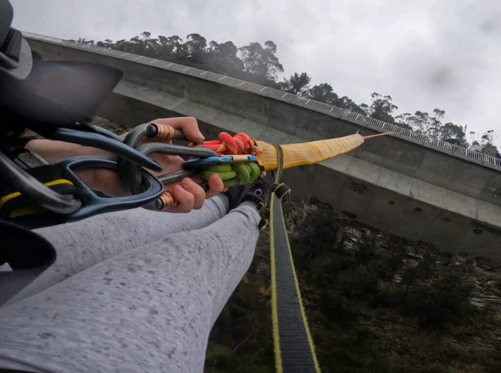 Puenting en Ondarroa
