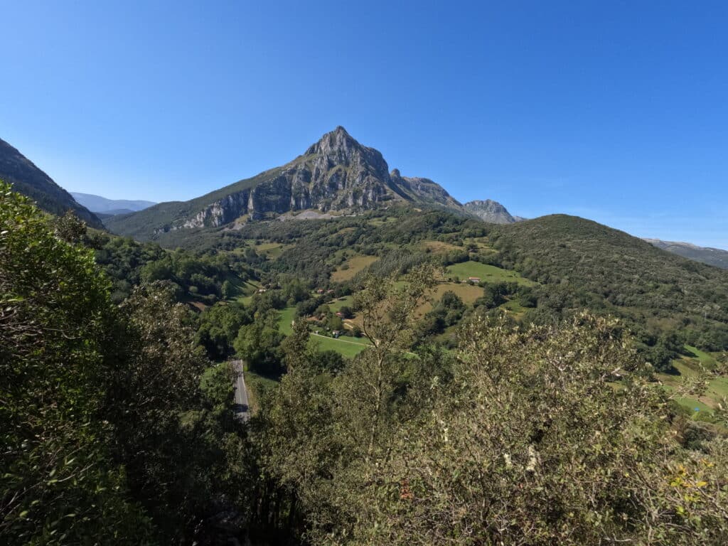 Vistas desde la ferrata El Cáiz