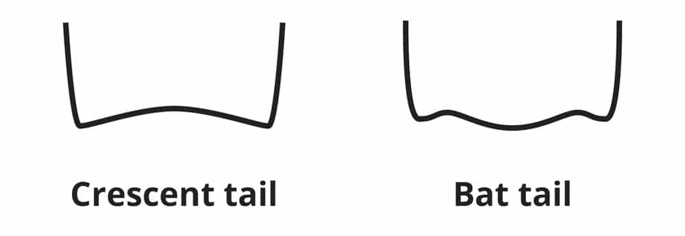 bodyboard tails